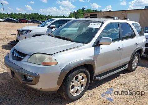 2001 Acura Mdx из США, поврежденный, VIN 2HNYD18851H505384